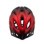 CAPACETE DE CICLISMO RAD7 VERMELHO E PRETO COM LED
