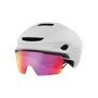 CAPACETE OAKLEY ARO7 ROAD MIPS BRANCO FOSCO LENTE PRIZM