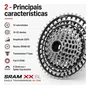 CASSETE SRAM XS-1299 XX SL T-TYPE EAGLE 10-52 12V XD