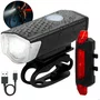 KIT LANTERNA E SINALIZADOR ULTRAFORTE BICYCLE LIGHT R98