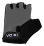 LUVA MEIO DEDO VOXXI COM POLEGAR ACOLCHOADO CINZA