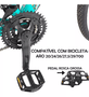 PEDAL PLATAFORMA BIKE MTB ALUMINIO 9/16 F.STYLE ROSCA GROSSA