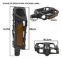 PEDAL PLATAFORMA BIKE MTB ALUMINIO 9/16 F.STYLE ROSCA GROSSA