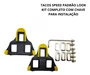 TAQUINHO SAPATILHA SPEED TACO AMARELO KEO P/ PEDAL LOOK ROAD